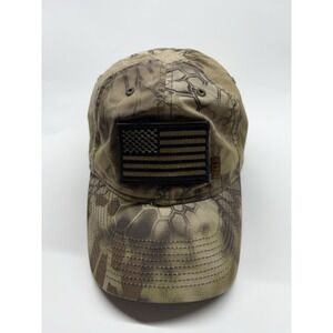 5.11 Tactical Kryptek Hat American Flag Removable Patch Adjustable Lightweight